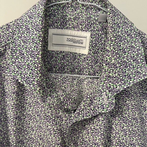 Poggianti Men’s Button up casual shirt size 42/16 1/2 - Picture 3 of 3